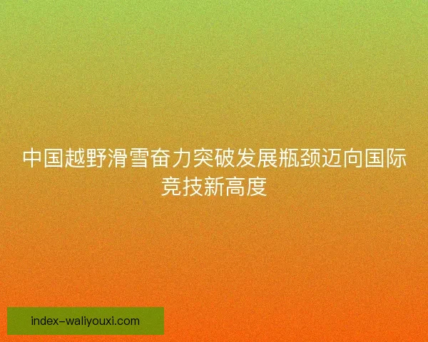 中国越野滑雪奋力突破发展瓶颈迈向国际竞技新高度 中国越野滑雪奋力突破发展瓶颈迈向国际竞技新高度